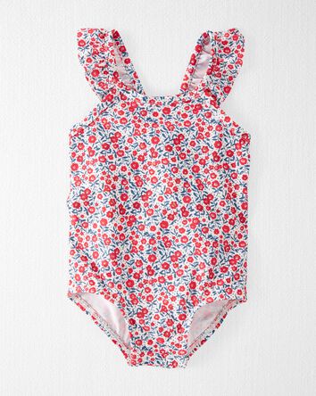 Baby Floral Print Recycled Swimsuit
