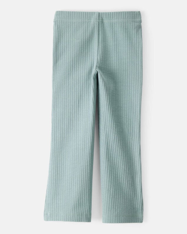Product image 2 of Toddler Girl Cotton Flare Leggings - Green