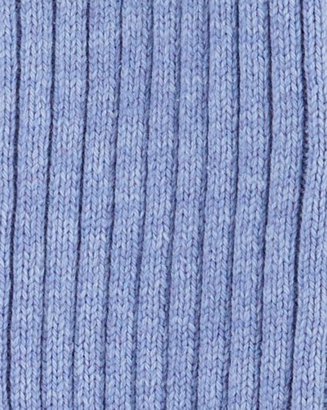 Product image 3 of Baby Ribbed Sweater Knit Button-Front Jumpsuit - Blue