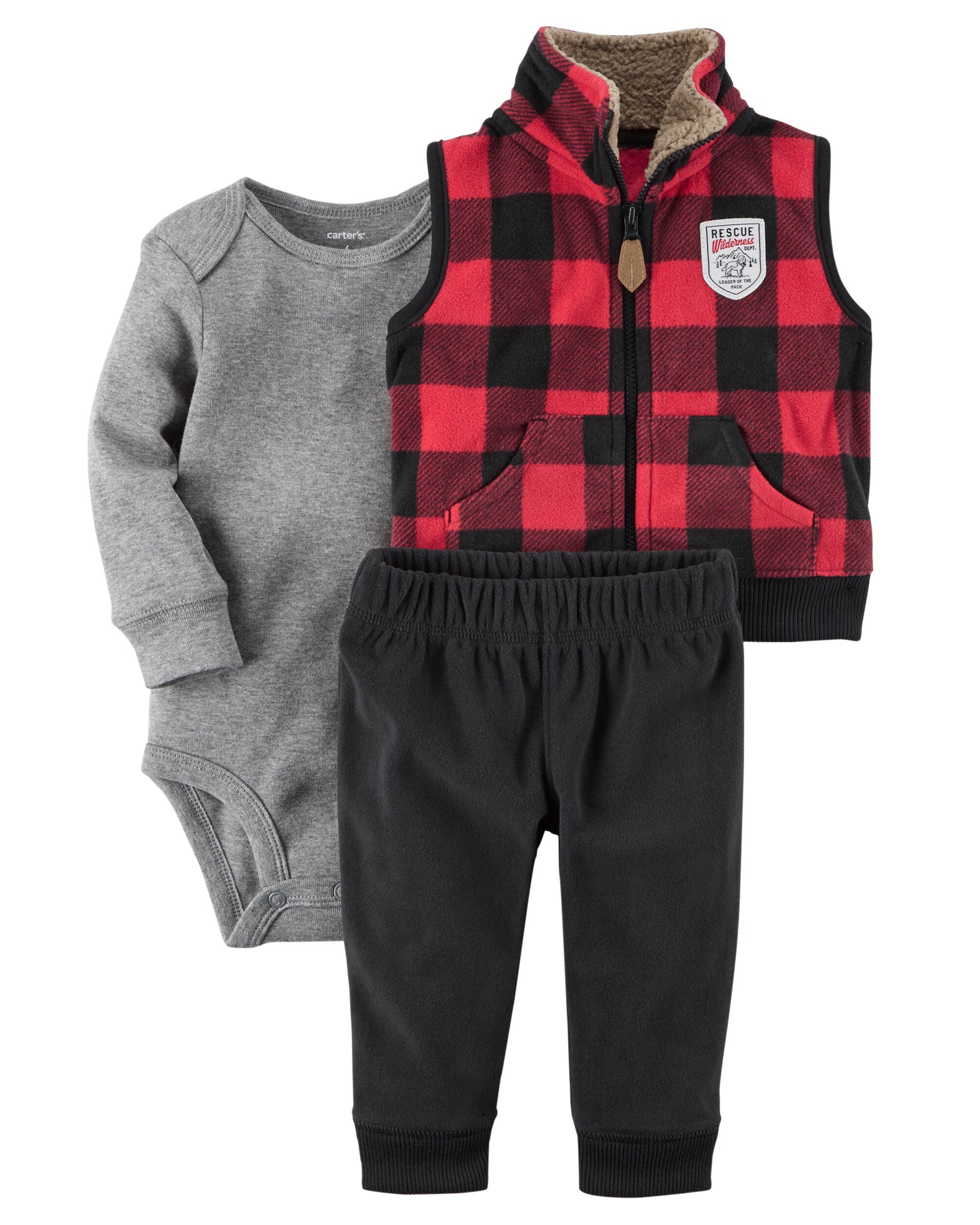 carter's vest outfit