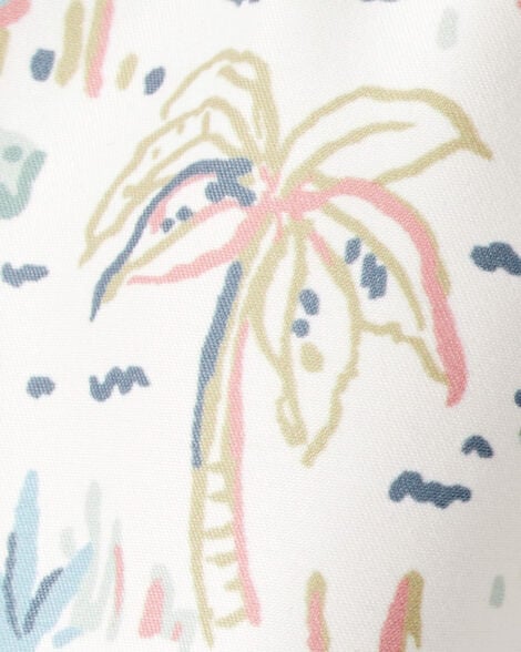 Baby Recycled Ocean-Print Swim Trunks