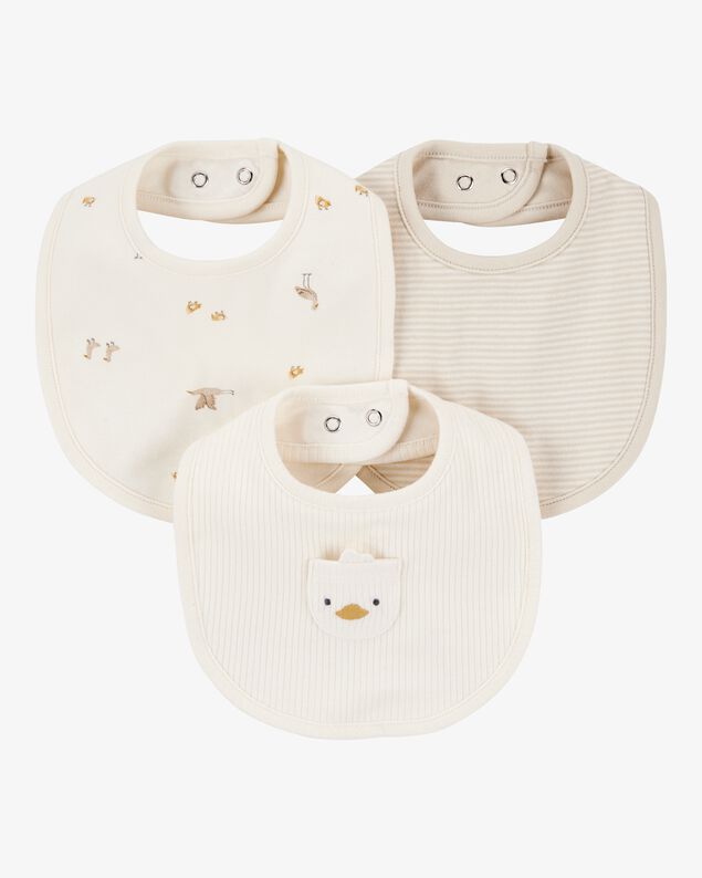 Product image 1 of Baby 3-Pack Duck Bibs