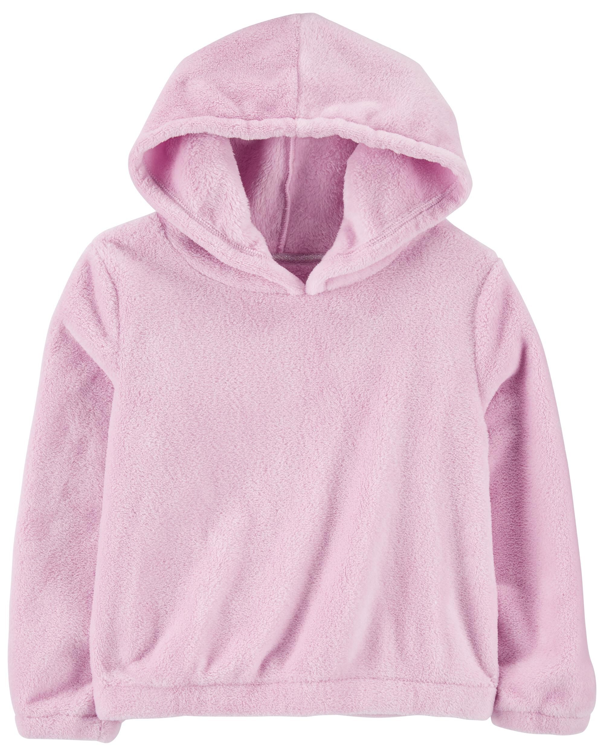 fuzzy pullover hoodie