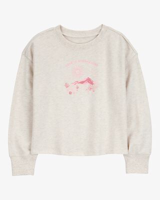 Product image 1 of Kid Mountain -Top French Terry Pullover - Cream