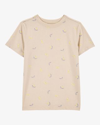 Product image 1 of Kid Banana Print Short-Sleeve Tee - Brown