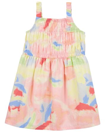 Toddler Watercolor Sleeveless Dress