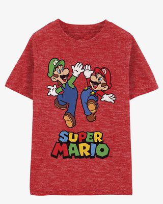 Product image 1 of Kid Super Mario™ Short-Sleeve Graphic Tee - Red