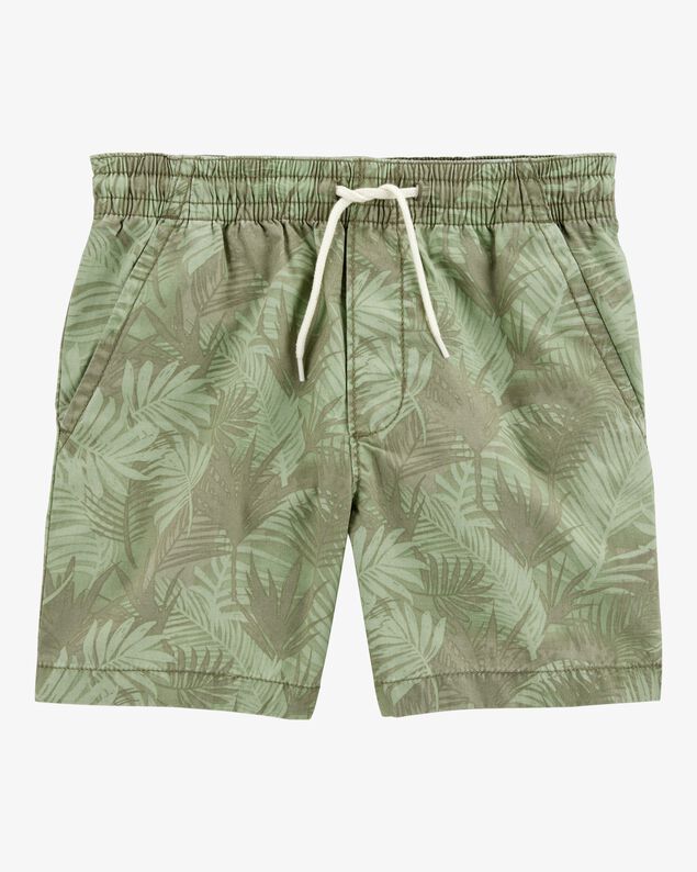 Product image 1 of Kid Tropical Print Pull-On Bermuda Short - Green