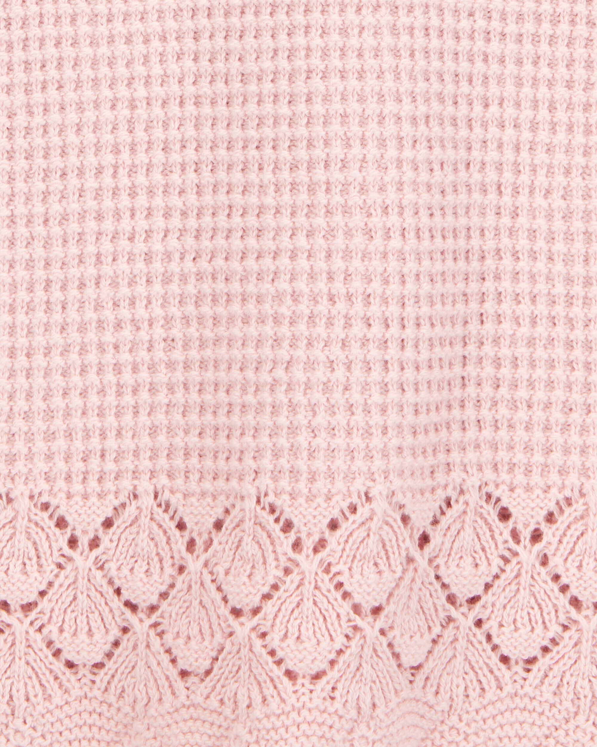 Girls Pointelle Crochet Knit Tank - Pink - OshKosh B'gosh