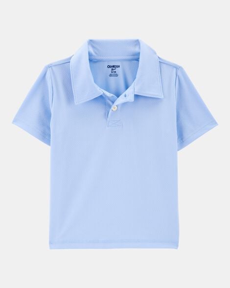 Toddler Active Uniform Polo Shirt in Moisture Wicking BeCool™ Fabric - Blue