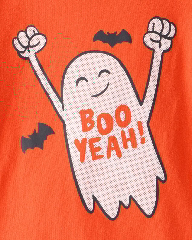 Product image 2 of Toddler Boy Boo Yeah Long-Sleeve Graphic Tee - Orange