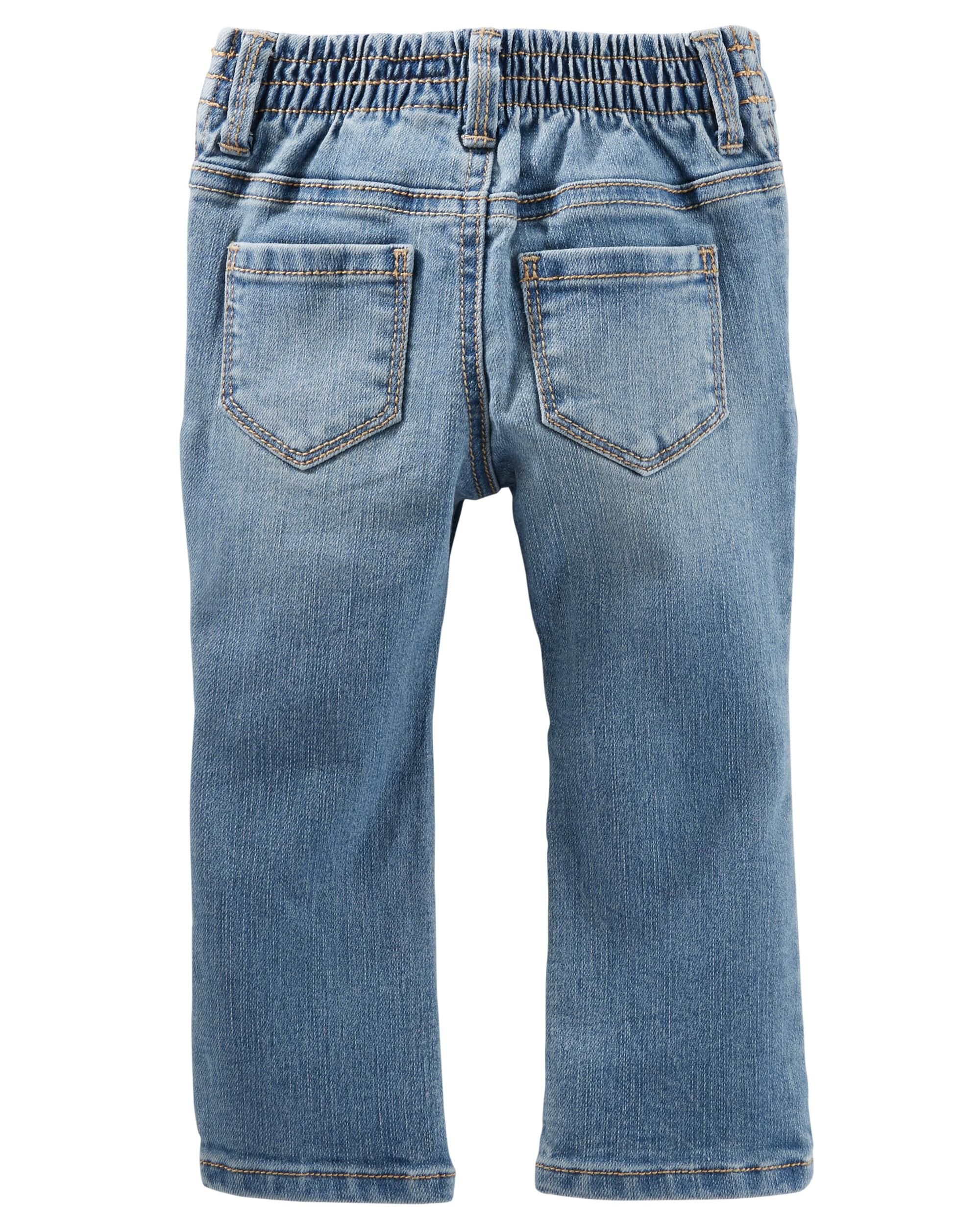 Baby Girl Light Blue Wash Bootcut Jeans