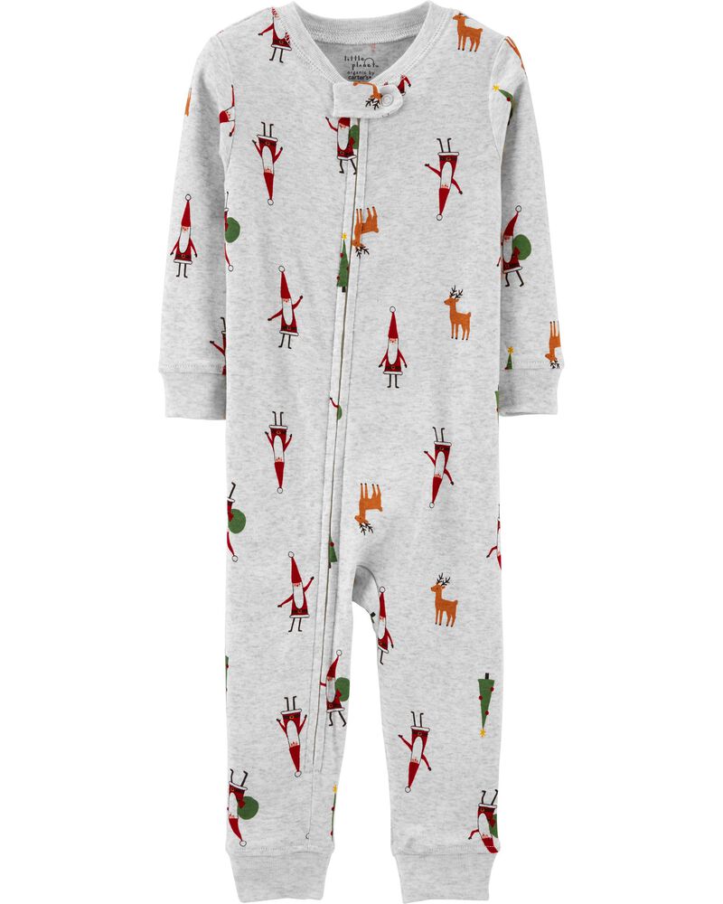 1 Piece Certified Organic Snug Fit Cotton Footless Pjs Carters Com