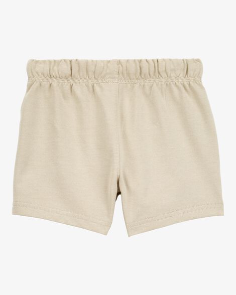  Product image 2 of Toddler Pull-On French Terry Shorts - Khaki