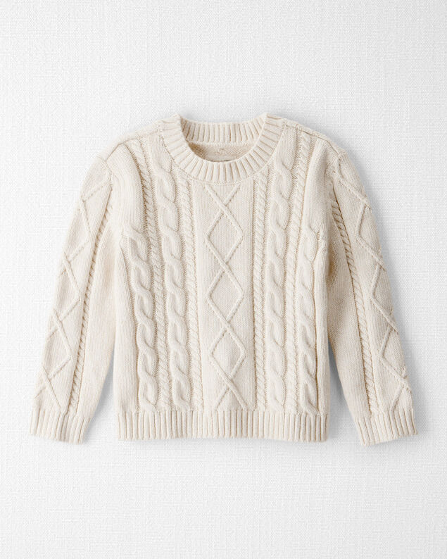 Product image 1 of Baby Organic Cotton Cable Knit Sweater 