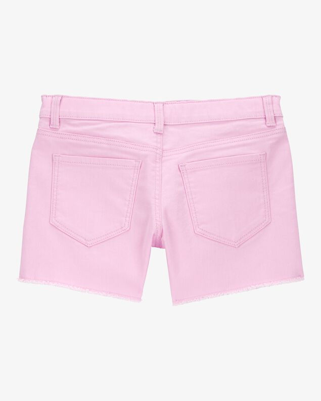 Product image 2 of Kid Iconic Raw Hem Shorts - Pink