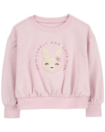 Toddler Bunny Pullover Sweatshirt