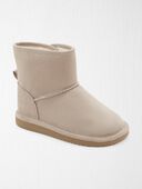 Tan - Toddler Recycled Faux Suede Boots, Selected