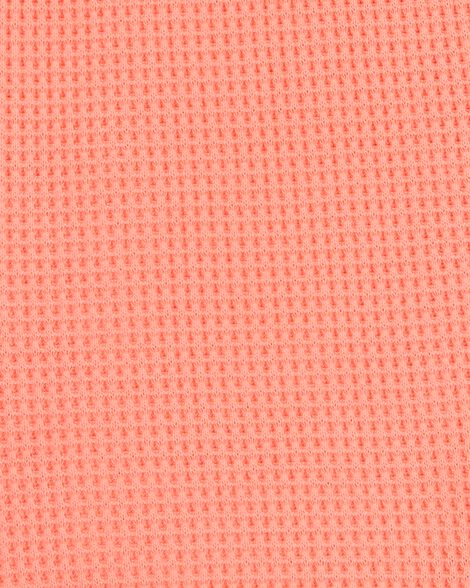  Product image 3 of Baby Waffle Knit Drawstring Shorts - Orange