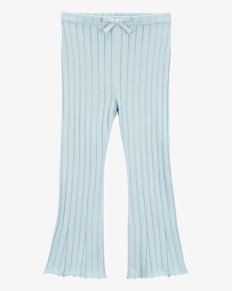 Product image 3 of Toddler Sweater Knit Pull-On Flare Pants - Blue
