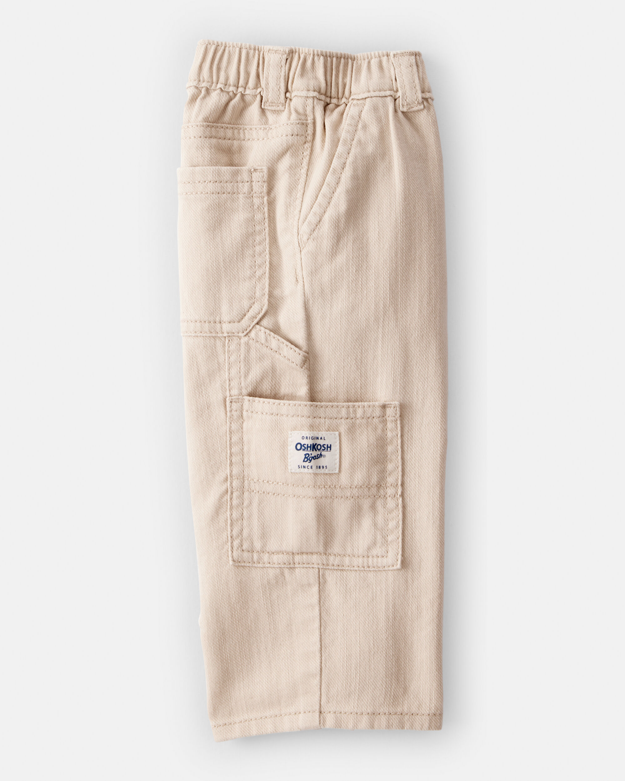 Baby Boy Pull On Carpenter Pant - Khaki