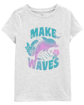 Kid Make Waves Dolphin Graphic Tee