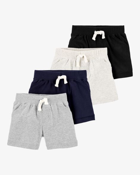 Product image 1 of Baby 4-Pack Pull-On Shorts Set
