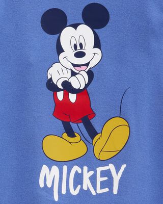 Product image 2 of Toddler Disney© Mickey Mouse Snug-Fit Cotton 2-Piece Pajamas - Blue