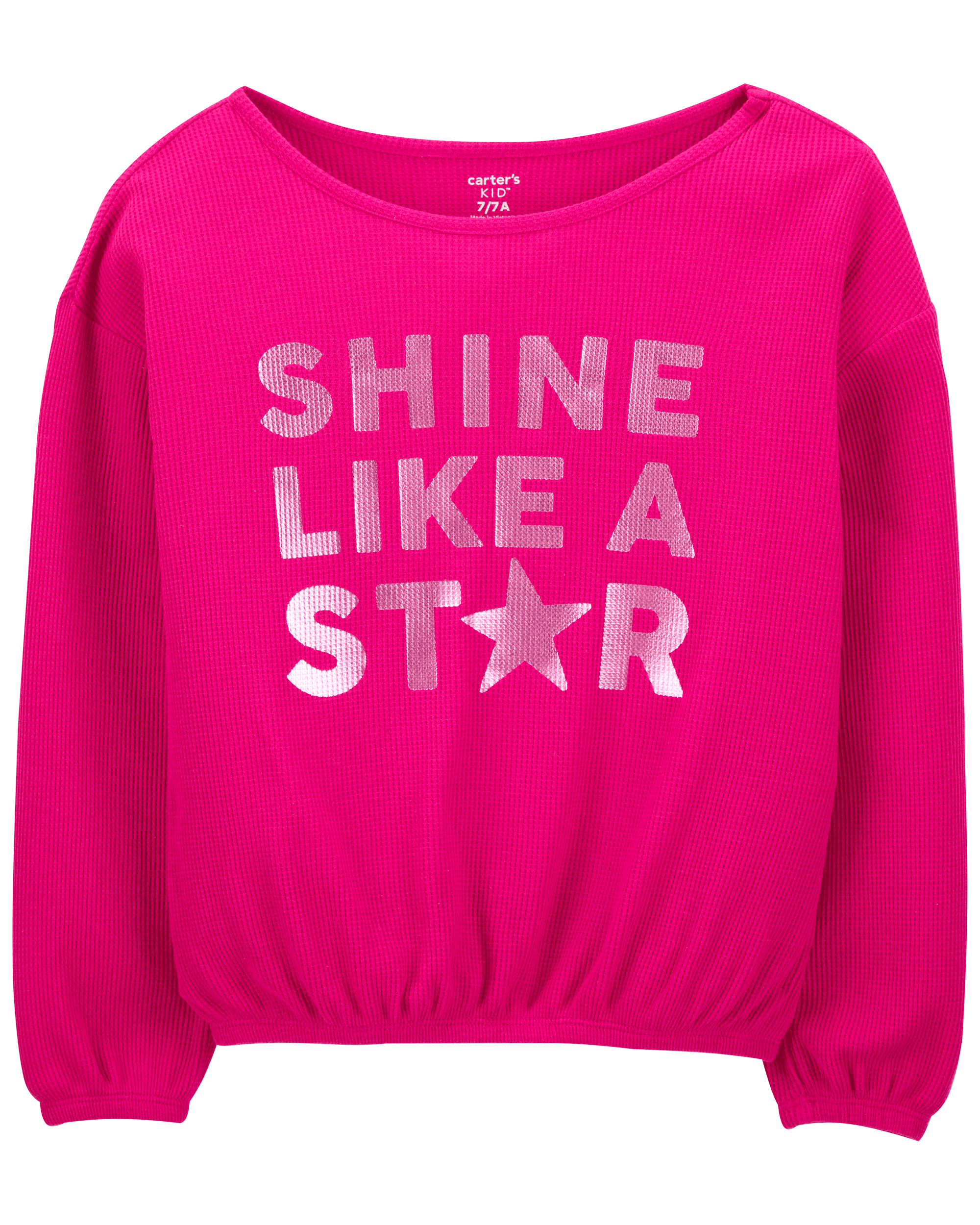  Product image 2 of Kid Shine Like A Star Metallic Thermal Top
