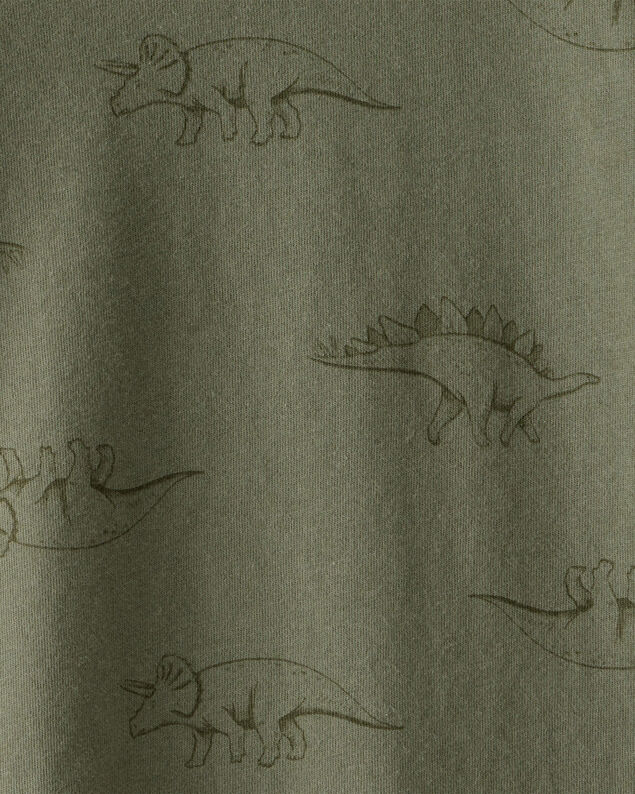Product image 2 of Baby Boy Dinosaur Print Long-Sleeve Tee - Green