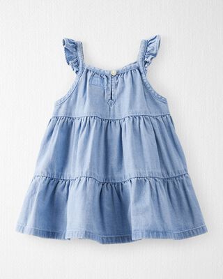 Product image 2 of Baby Organic Cotton Chambray Dress 