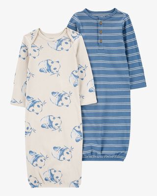 Product image 1 of Baby 2-Pack Sleeper Gowns
