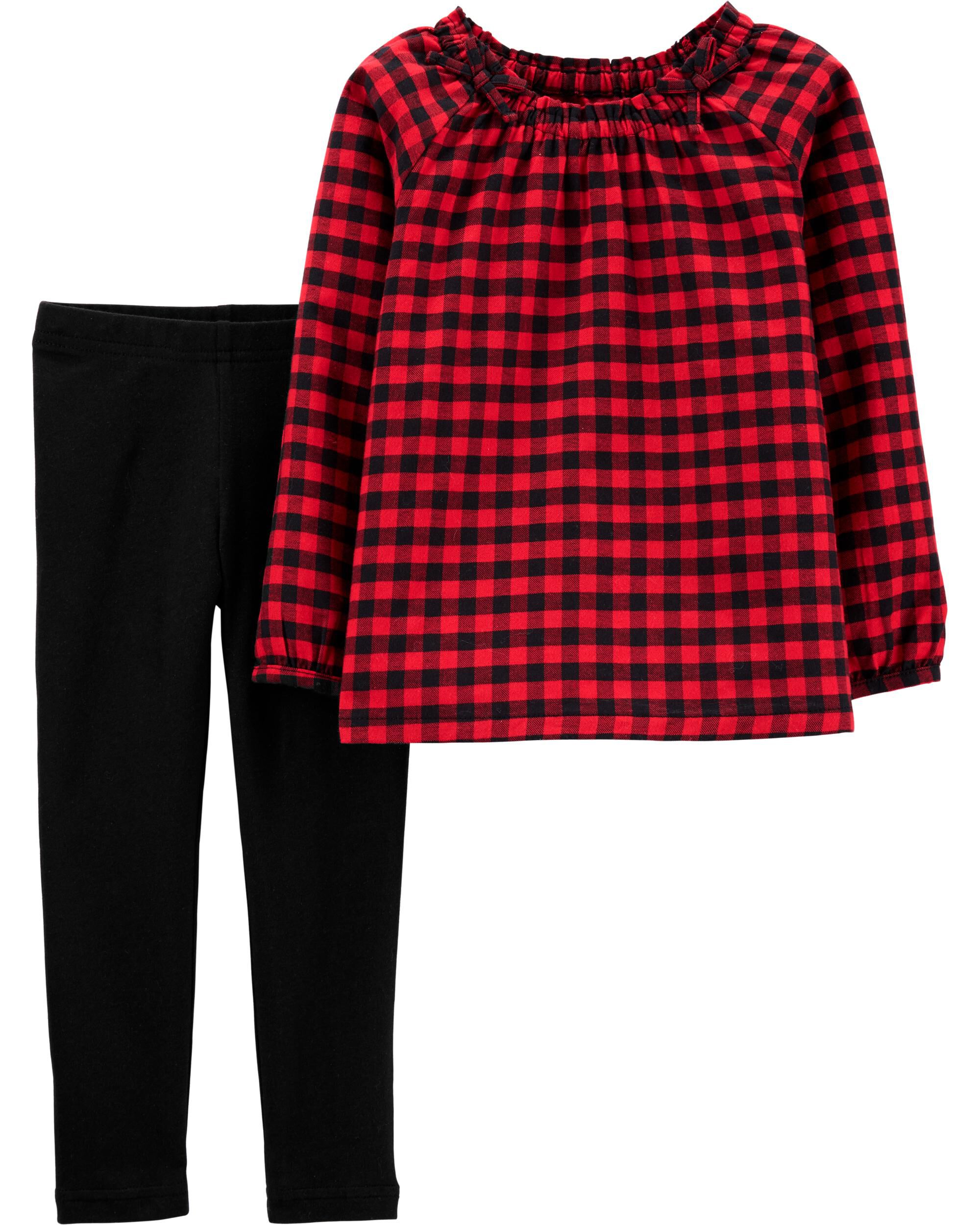 carter's buffalo plaid dress