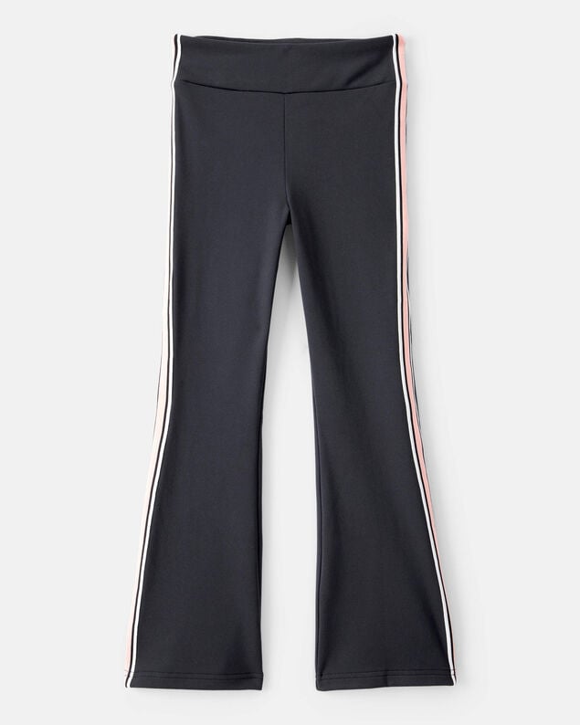 Product image 1 of Girls Knit Flare Active Pants - Black