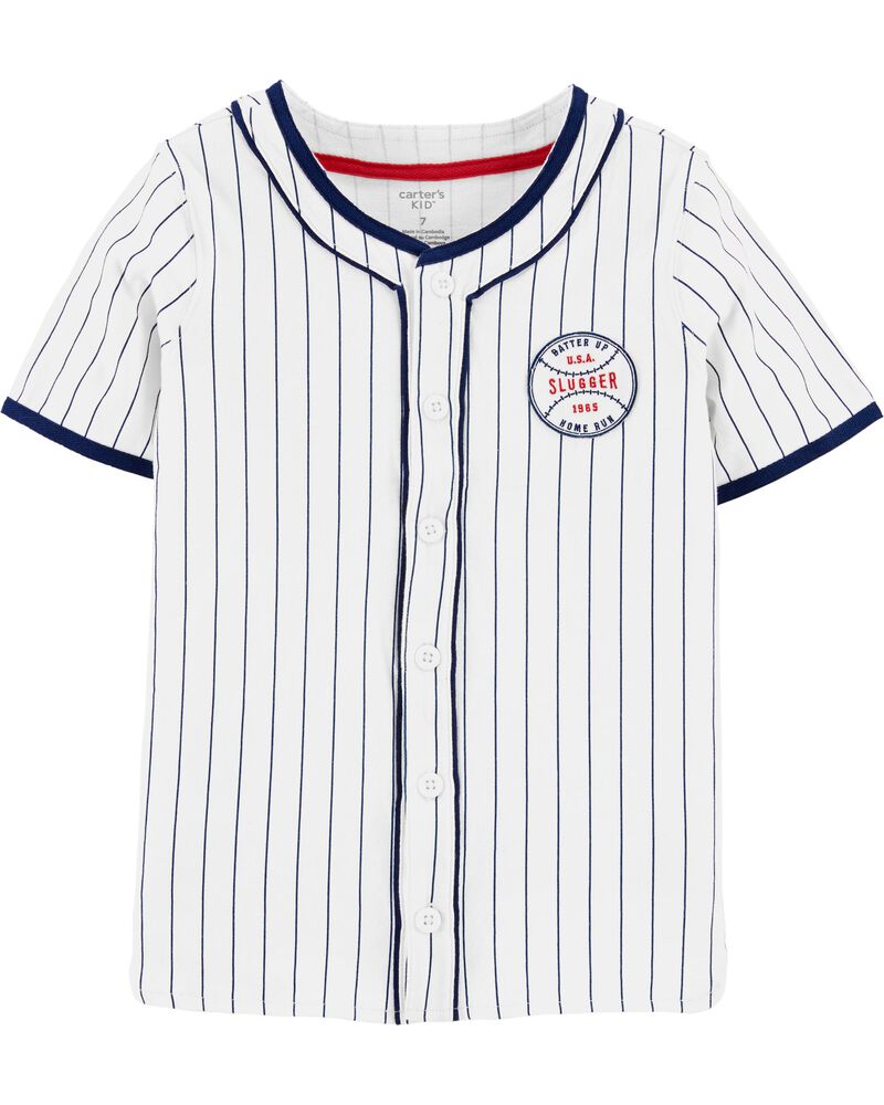 Baseball Button-Front Shirt | carters.com