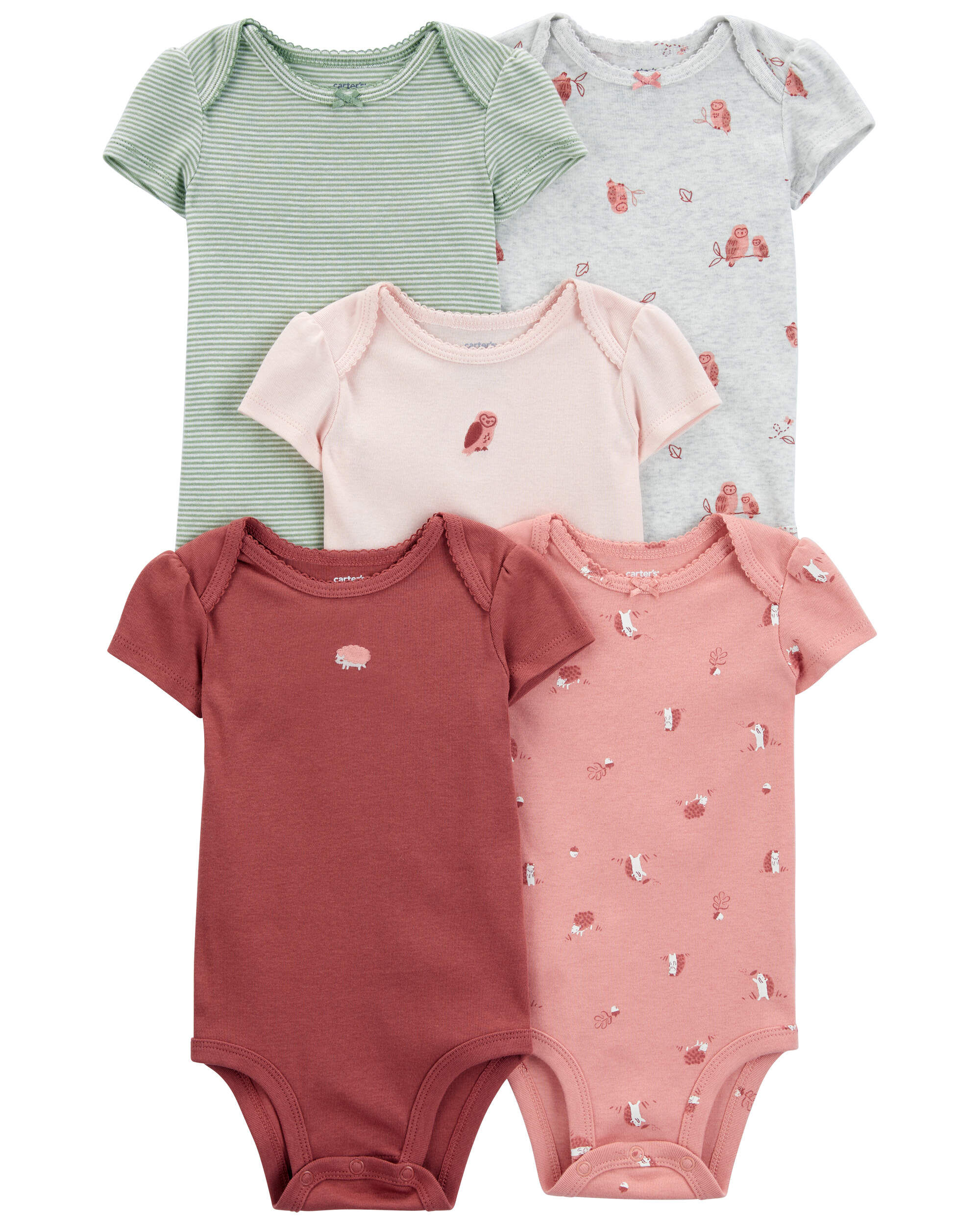 Baby 4-Pack Long-Sleeve Original Bodysuits - Carter's | Carter's