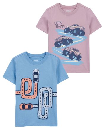 Toddler 2-Pack Let's Race Graphic Tees