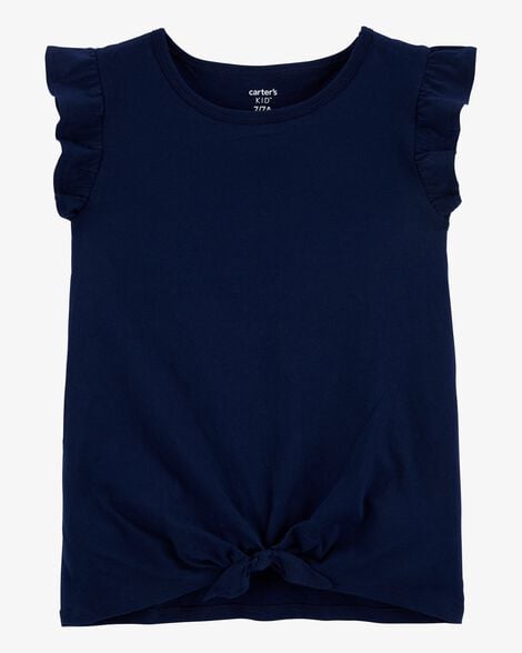 Product image 1 of Kid Tie-Front Jersey Tee