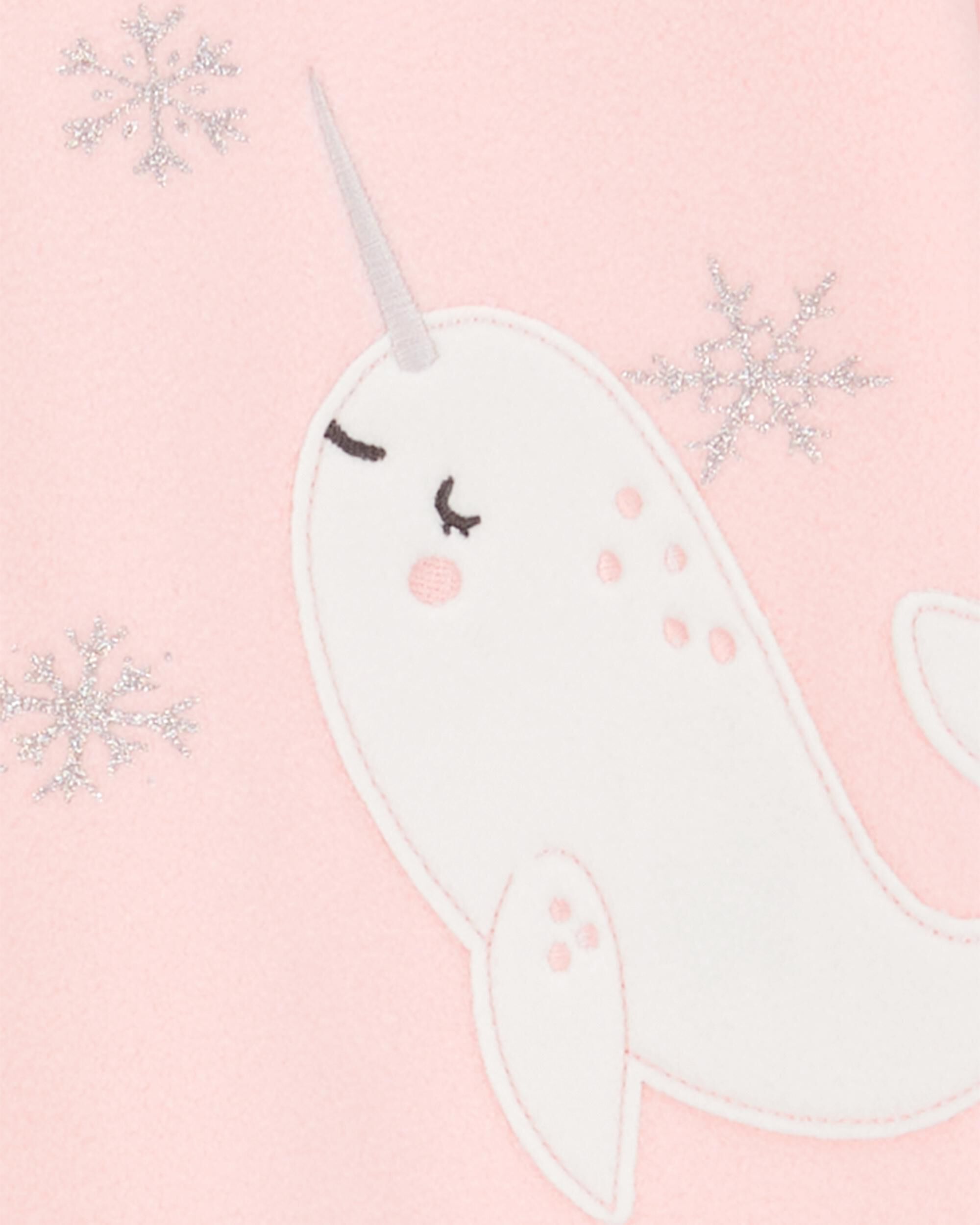 Baby 1 Piece Narwhal Fleece Footie Pajamas Carter s Carter s