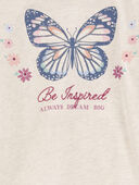 Oatmeal - Kid Butterfly Open Back Top, Selected