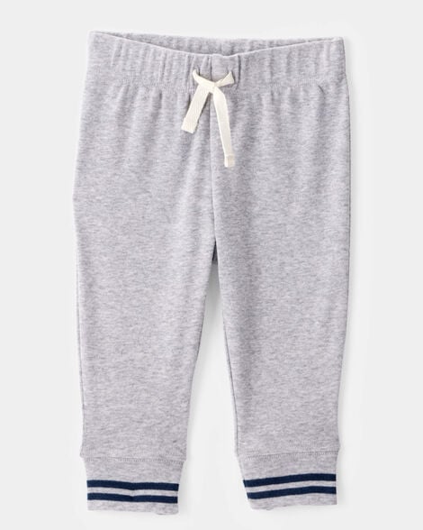 Baby 2-Piece Game Day Long-Sleeve Bodysuit Pant Set - Grey