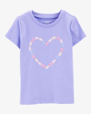 Product image 1 of Toddler Gummy Bear Heart Graphic Tee