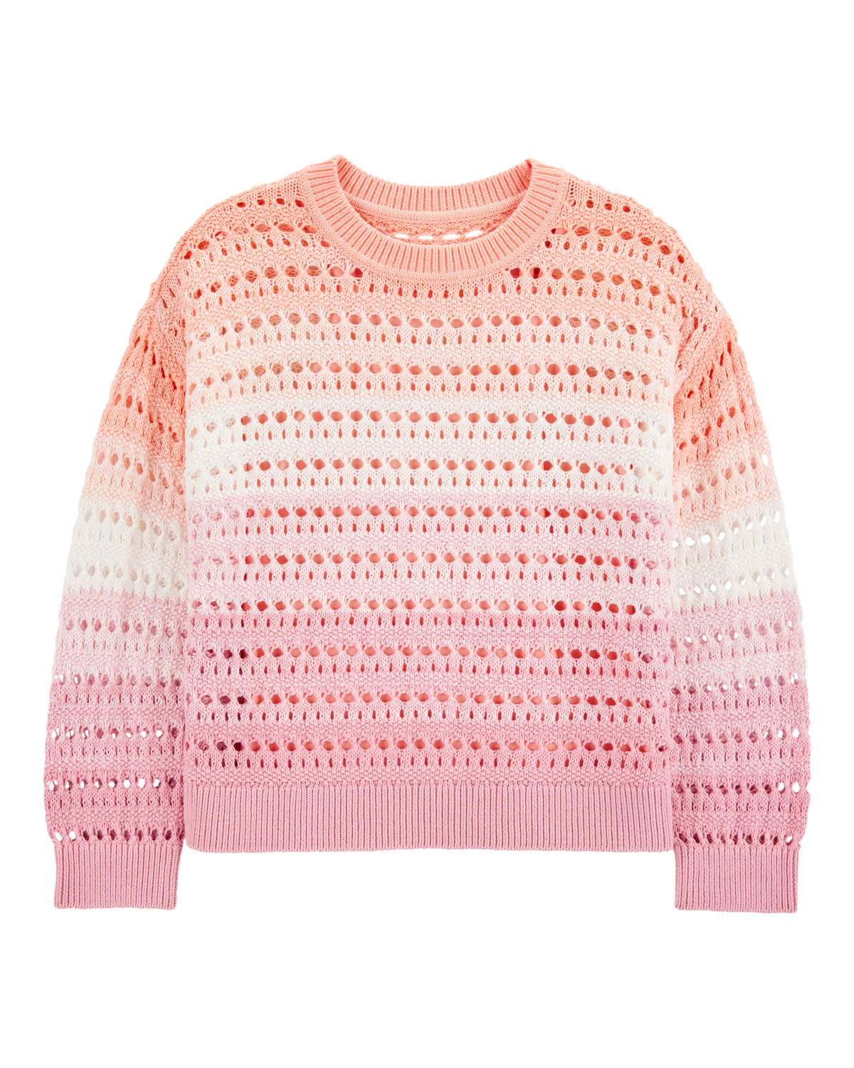 Kid 2-Piece Ombre Pullover Sweater & Utility Short Set Kid 2-Piece Ombre Pullover Sweater & Utility Short Set