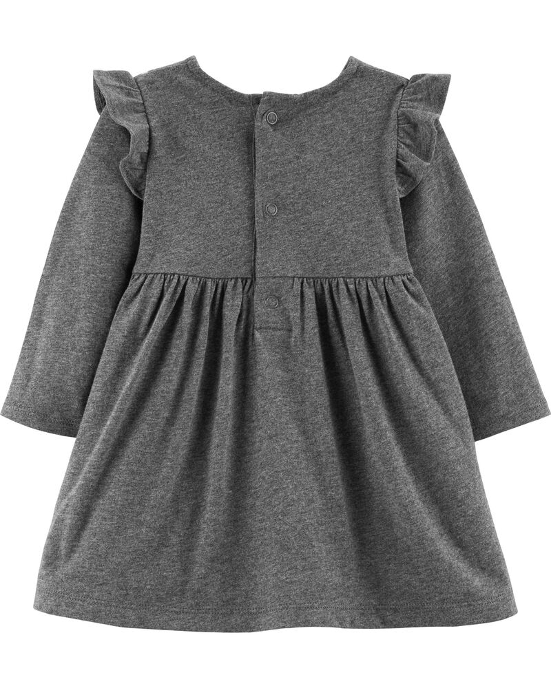 Glitter Heart Jersey Dress