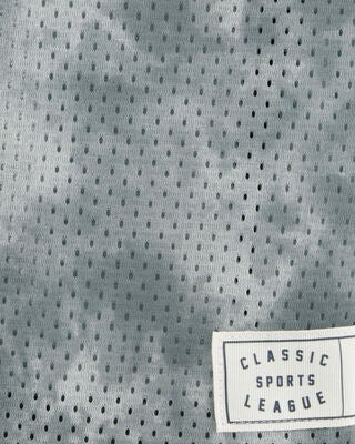 Product image 2 of Kid Active Tie Dye Mesh Tank - Grey