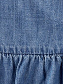 Chambray - Baby Organic Cotton Chambray Pocket Dress, Selected