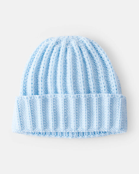 baby beanie - blue