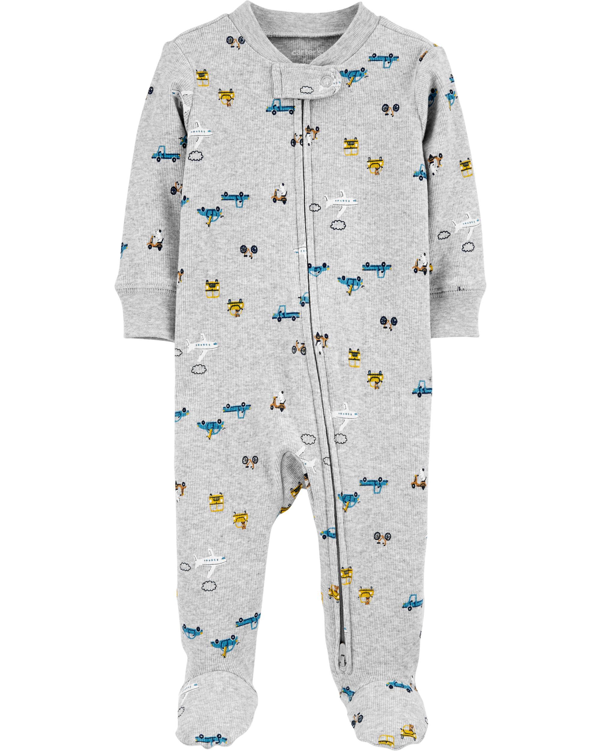 Carters zipper footie with snap hotsell