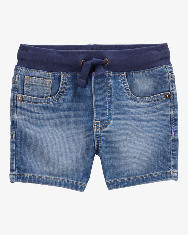 Product image 1 of Baby Pull-On Denim Short - Blue Wash
