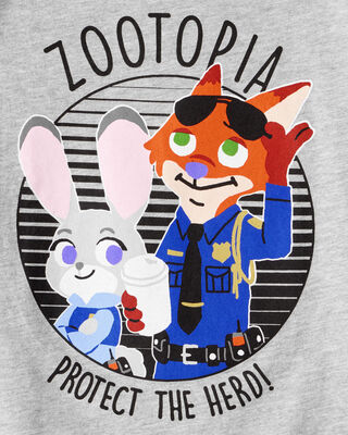Product image 2 of Toddler "Protect The Herd" Zootopia Short-Sleeve Graphic Tee - Grey